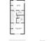 Second-floor plan with two bedrooms and two bathrooms, hall, and staircase, showing living space arrangement at 12133 Bannock Cir # D, Westminster, CO 80234
