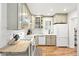 Well-maintained kitchen with bright cabinets and countertops, plus modern appliances at 3289 Perry St, Denver, CO 80212