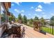 Spacious deck offering scenic views and relaxing atmosphere at 83 Castle Pines N Dr, Castle Rock, CO 80108