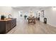 Spacious game room with pool table, bar seating, and modern sink at 8505 S Tibet Ct, Aurora, CO 80016