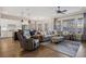 Spacious living area showcasing an open floor plan, stainless appliances, and lots of natural light at 8505 S Tibet Ct, Aurora, CO 80016