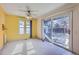 Dining area with sliding glass door to backyard at 261 S Newark Cir, Aurora, CO 80012