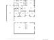 Complete floor plan with dimensions for the main level and basement at 6839 Estes Dr, Arvada, CO 80004