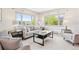 Sunlit living room boasting large windows with views, stylish furniture, and neutral decor at 3298 Quail St, Wheat Ridge, CO 80033