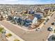 Aerial view of two story home in a neighborhood at 3266 Riverwood Way, Castle Rock, CO 80109