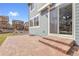 Patio with steps going up to the backdoor at 3266 Riverwood Way, Castle Rock, CO 80109