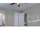 Inviting bedroom with multiple closets and a glimpse into an adjoining bathroom for added convenience at 731 Uvalda St, Aurora, CO 80011