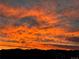 Vibrant sunset featuring orange and yellow clouds above dark silhouette of city skyline in Colorado at 8829 Animas River St, Littleton, CO 80125