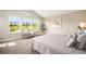 Serene main bedroom featuring large windows with scenic views, neutral colors, and comfortable seating at 14284 W 88Th Dr # B, Arvada, CO 80005