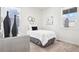 Clean guest bedroom offering a cozy and inviting space at 7414 E 158Th Pl, Thornton, CO 80602