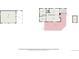 Detailed floor plan featuring garage, carport, bedrooms, living room, porch and shed at 11080 S Deer Creek Rd, Littleton, CO 80127