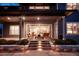 Back porch with outdoor seating and large sliding glass doors at 27608 E Ottawa Ave, Aurora, CO 80016