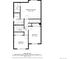 Floor plan illustrating bedroom layout and bathroom locations at 2905 E Yarrow Cir, Superior, CO 80027