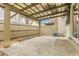 Covered back patio with a concrete slab and fenced yard at 7900 W Layton Ave # 864, Littleton, CO 80123