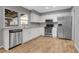Modern kitchen featuring stainless steel appliances and white cabinets at 7900 W Layton Ave # 864, Littleton, CO 80123
