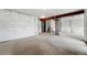 This unfinished basement has high ceilings and exposed framing at 8840 Whiteclover St, Littleton, CO 80125