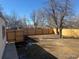 Spacious backyard featuring a well-maintained fence that provides privacy, perfect for outdoor activities at 3287 S Humboldt St, Englewood, CO 80113