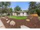 Well maintained home with an inviting front yard featuring manicured landscaping and a stone walkway at 3287 S Humboldt St, Englewood, CO 80113