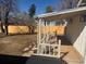 Back porch and deck area, including stone pavers, perfect for relaxing and enjoying the backyard view at 3287 S Humboldt St, Englewood, CO 80113
