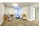 Bright basement space with a play area and closet storage; great for children and toys at 2182 S Ogden St, Denver, CO 80210