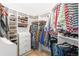 Spacious walk-in closet with ample shelving and hanging space at 3953 Blue Pine Cir, Highlands Ranch, CO 80126