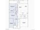 Detailed floorplan showcasing the layout of the living spaces on the entry level at 605 Twilight St, Erie, CO 80516