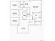 Detailed floorplan showcasing the layout of the bedrooms on the upper level at 605 Twilight St, Erie, CO 80516