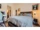 Bright bedroom featuring neutral tones, modern decor, and ample space for a relaxing retreat at 7409 S Alkire St # 304, Littleton, CO 80127