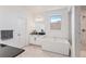 Modern bathroom featuring a freestanding tub, double vanities, and a glass-enclosed shower at 89 Clara Pl, Castle Pines, CO 80108