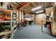 Spacious unfinished basement with exposed beams and ample storage space at 9915 E 162Nd Pl, Brighton, CO 80602