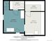 Detailed floor plan showing the layout of the home, including room dimensions and locations at 132 Delaware St, Denver, CO 80223