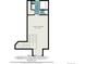 Detailed floor plan showing the layout of the home, including room dimensions and locations at 132 Delaware St, Denver, CO 80223