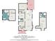 Detailed floor plan showing the layout of the home, including room dimensions and locations at 132 Delaware St, Denver, CO 80223