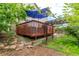 Elevated deck offering private outdoor living space with pergola at 3186 W Indian Summer Ln, Castle Rock, CO 80109