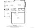 First floor plan showing kitchen, dining area, living room, foyer, bathroom, laundry, and garage at 3186 W Indian Summer Ln, Castle Rock, CO 80109