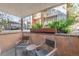 Cozy patio with two chairs perfect for relaxing outdoors, with views of the community at 2800 Kalmia Ave # C101, Boulder, CO 80301