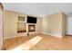 Living room with a fireplace and a television at 3575 S Waco St, Aurora, CO 80013