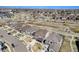 Scenic aerial view of a residential neighborhood, showcasing the well-maintained homes and landscaping at 7121 W Asbury Pl, Lakewood, CO 80227