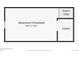 Floor plan of the finished basement with stairs and closet at 6795 W 29Th Ave, Wheat Ridge, CO 80214