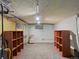 Unfinished basement offers abundant storage with open shelving and utility access at 6795 W 29Th Ave, Wheat Ridge, CO 80214