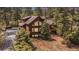 Stunning wooded home featuring expansive windows and a welcoming deck, perfect for nature lovers at 533 Tenderfoot Dr, Larkspur, CO 80118