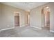 Spacious main bedroom features closet and ensuite bathroom at 12921 Grant Cir # B, Thornton, CO 80241