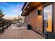 Relaxing deck area with outdoor seating, offering a tranquil space for leisure and enjoyment at 2838 Tennyson St, Denver, CO 80212