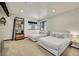 Bright bedroom with two twin beds, modern decor and ample natural light at 55 Blue Flag Dr, Breckenridge, CO 80424
