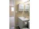 Bathroom showcasing a stylish vanity, updated fixtures, and a clean, modern design at 875 S Quebec St # 25, Denver, CO 80247