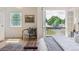 Bedroom balcony with an open view of the neighborhood at 1100 S Garfield St, Denver, CO 80210