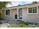 Close up of the house's front door and drought-resistant landscaping at 13030 King Cir, Broomfield, CO 80020