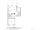 Detailed first floor plan showing the layout of the kitchen, living room, and dining area at 5078 Zion Ct, Castle Rock, CO 80109