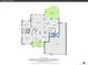 Detailed floor plan of the home's layout, highlighting the Gathering room, kitchen, and garage spaces at 9845 Glenstone Trl, Highlands Ranch, CO 80130