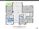 Second-story floor plan featuring bedrooms, bathrooms, and the primary suite with a balcony at 9845 Glenstone Trl, Highlands Ranch, CO 80130